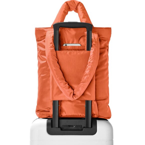 NWOT! DAGNE DOVER Jemi Cargo Tote in Orange MSRP $175! - Picture 2 of 9